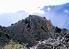 Ostkamm der Caldera de Taburiente : Vulkangries, Nebel